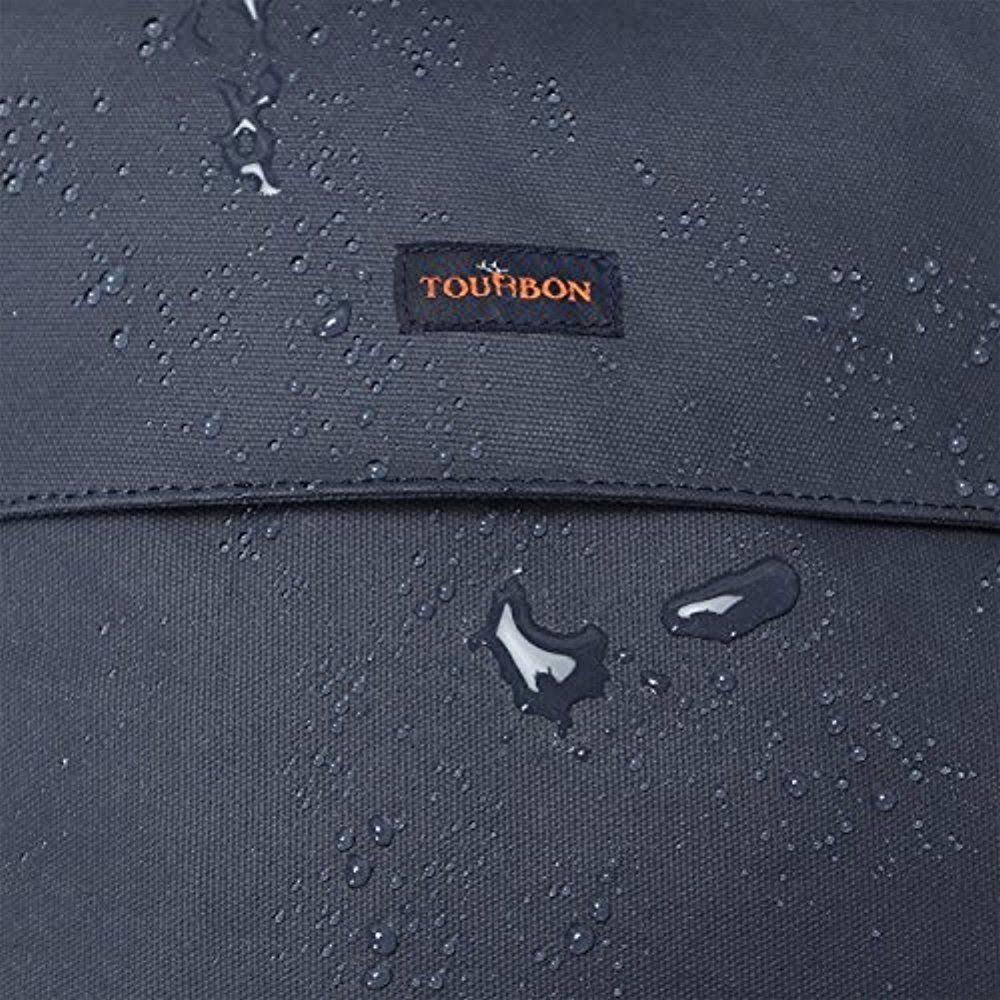 Tourbon Waterproof Canvas Bike Pannier Bag Folding Bicycle Rear Seat
