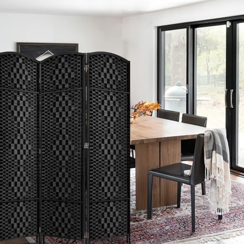 Room Divider, Room Dividers and Folding Privacy Screens, 16in Privacy Screen, 6 Panel Temporary Wall Partitions, 6ft Space Separation Panel Screen