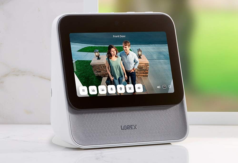 Lorex Smart Home Security Center, Wi-Fi Security Camera System with 1080p HD Bullet Cameras, Motion Detection and Color Night Vision