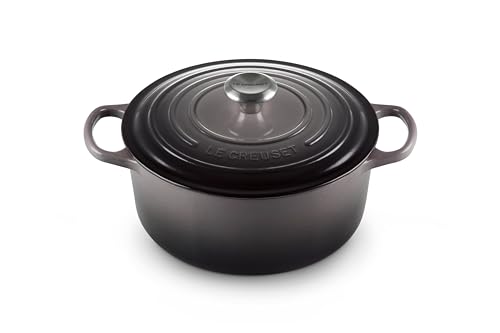 Le Creuset Enameled Cast Iron Signature Round Dutch Oven, 5.5 qt., Cerise