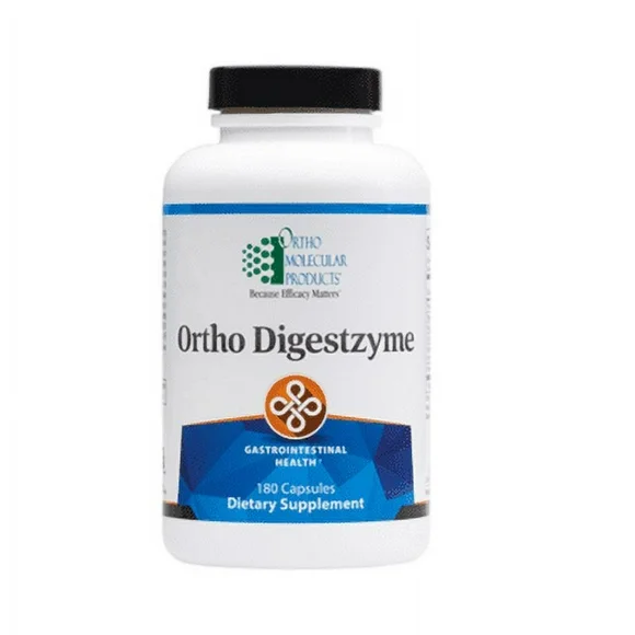Ortho Digestzyme (180 capsules) by Ortho Molecular Products 180ct - Kansas Nuitrition - HNZSDS