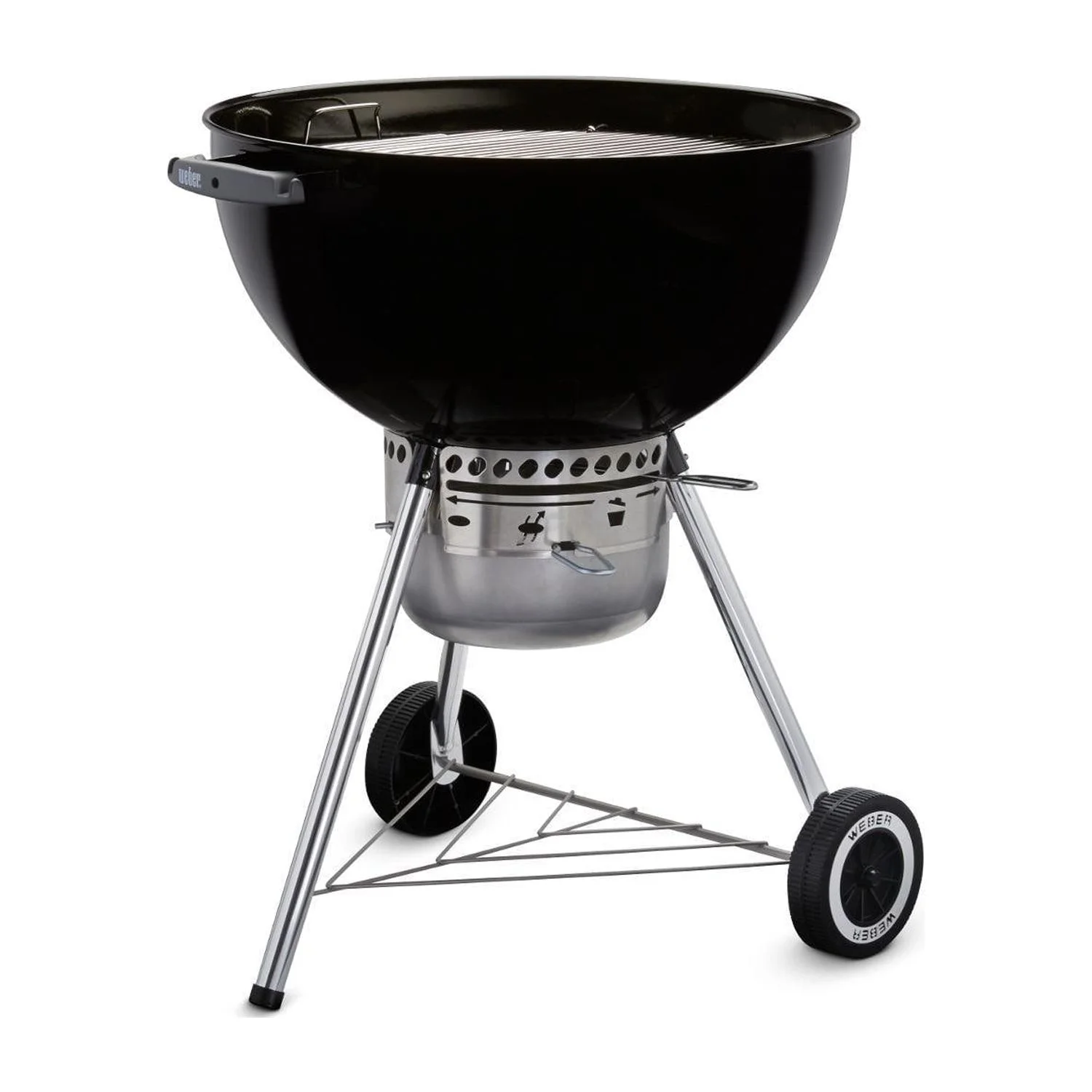 Weber Original Kettle Premium 22-Inch Charcoal Grill - Black - 14401001
