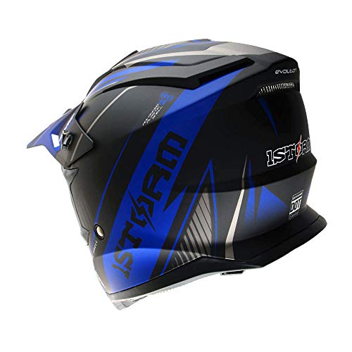 1Storm Adult Motocross Helmet BMX MX ATV Dirt Bike Downhill Mountain Bike Helmet Racing Style H637