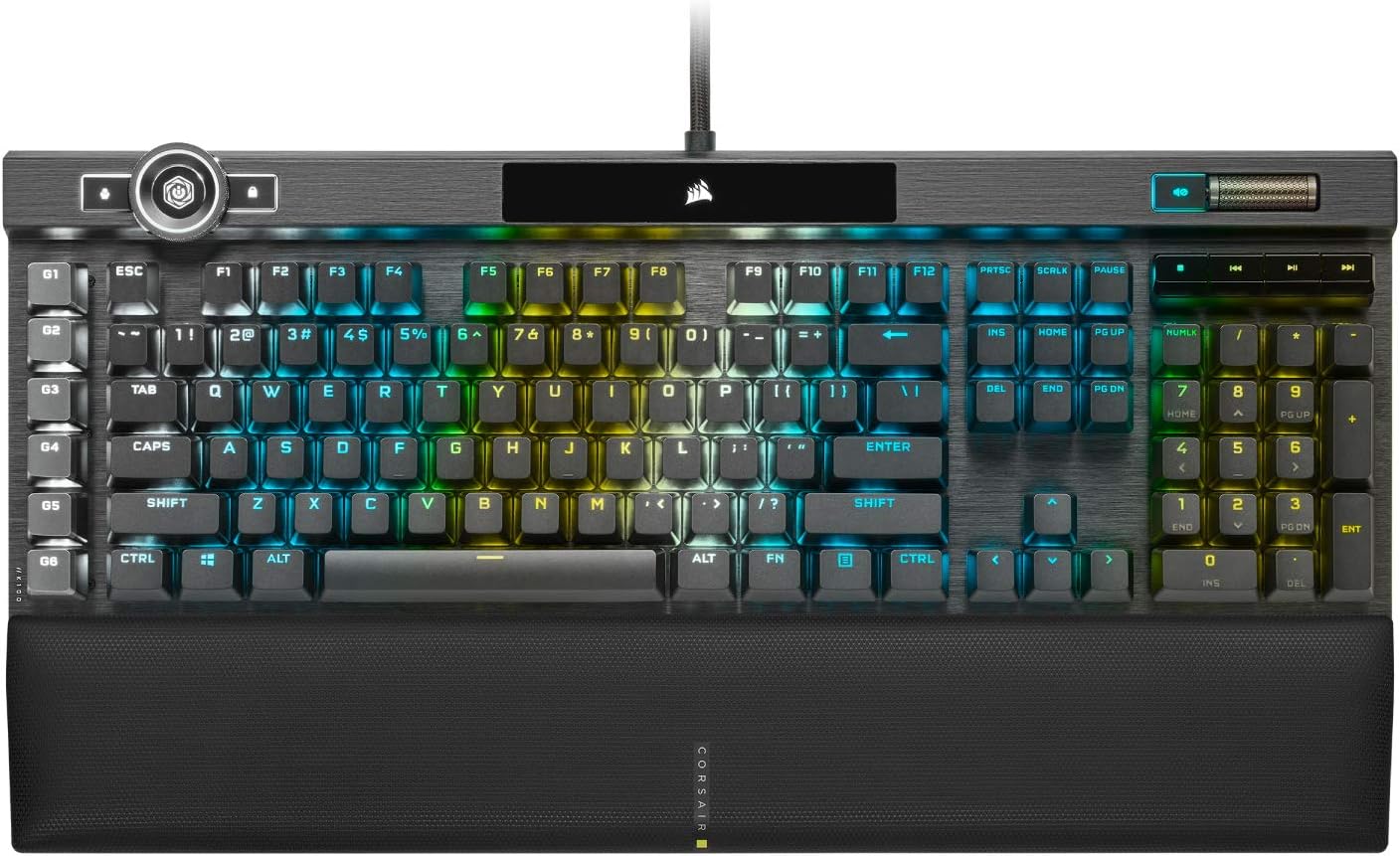 Corsair K100 RGB Optical-Mechanical Gaming Keyboard - Corsair OPX RGB Optical-Mechanical Keyswitches