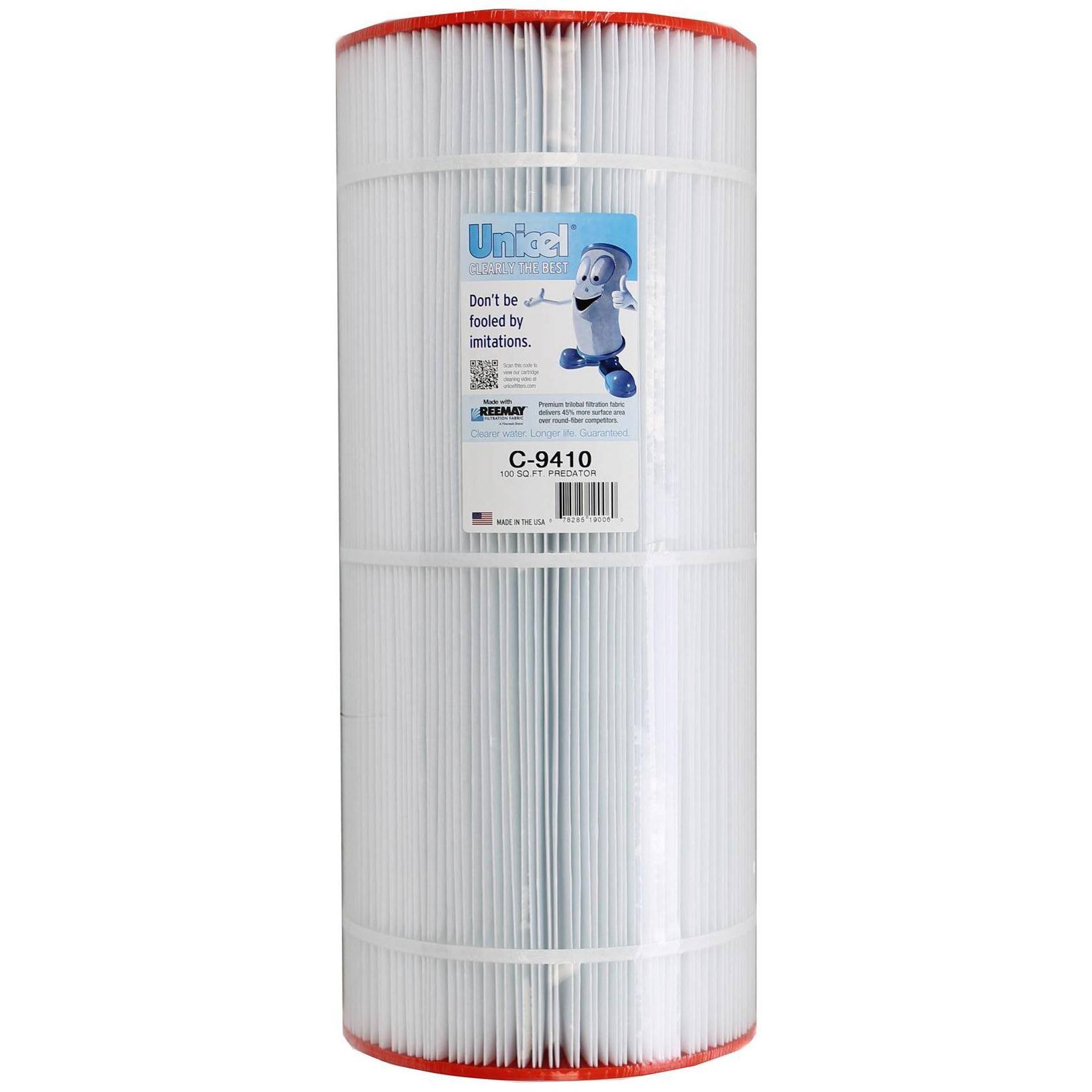 4) Unicel C-9410 100 Sq ft Pentair Clean Clear Predator Cartridge Filter R173215