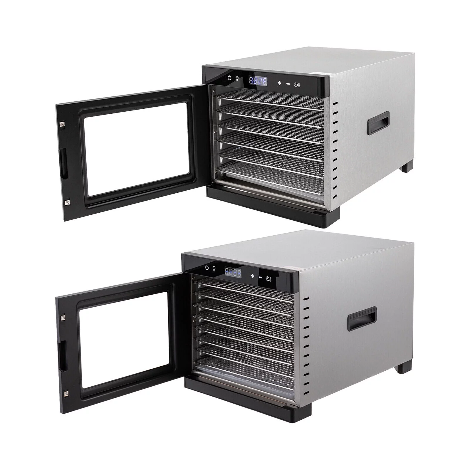 6/8 Trays Food Dry Dehydrator Stainless Steel Meat Fruit Vegetable Dryer Machine