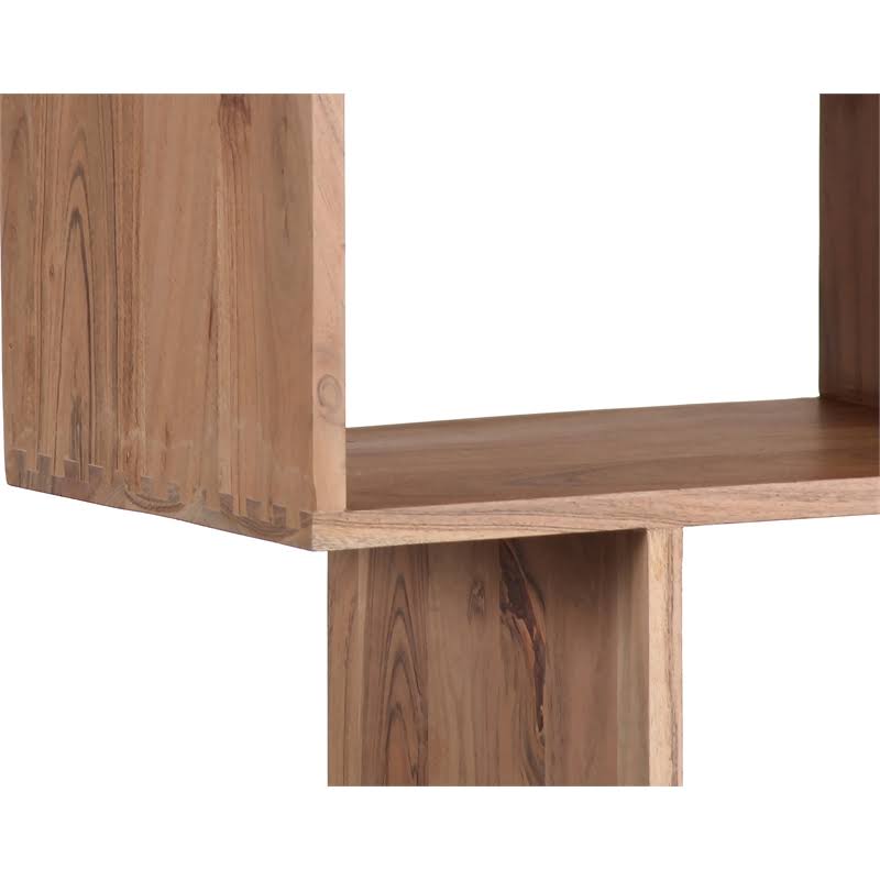 Hawthorne Collections Portola Solid Acacia Wood Bookcase - Natural