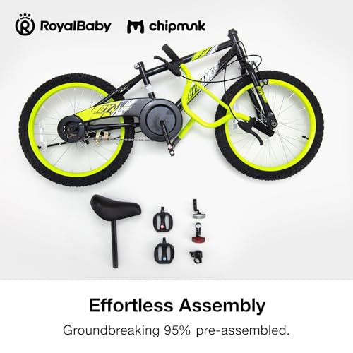 Chipmunk Kids Bike Toddlers 12 14 16 18 Inch Wheel Bicycle Beginners Boys Girls Ages 3-11 Years, Multiple Color Options