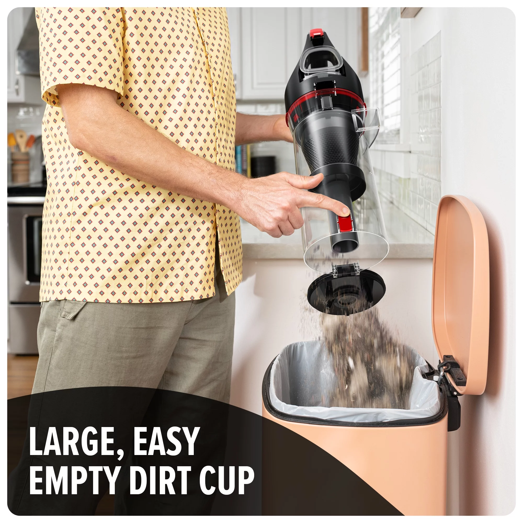 Dirt Devil Multi-Surface Total Pet Bagless Upright Vacuum Cleaner, UD76410V, New