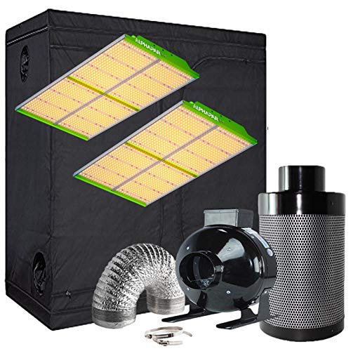 ConyLite Hdroponics Grow Tent Complete Kit, Indoor Mylar Grow Tent, New Tech APQ LED Grow Light Full-Spetrum