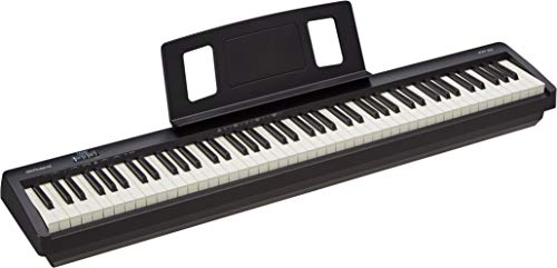 Roland FP-30X 88-Key Digital Piano - Black Bundle with Adjustable Stand, Bench, Sustain Pedal, Online Piano Lessons, Instructional DVD