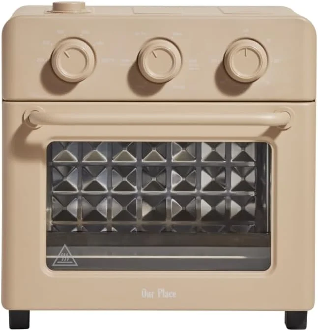 | 6-in-1 Air Fryer & Toaster Oven with Steam Infusion | Compact, Countertop Friendly, Fast Preheat, Multifunctional | Air Fry, Toast, Roast, Bake