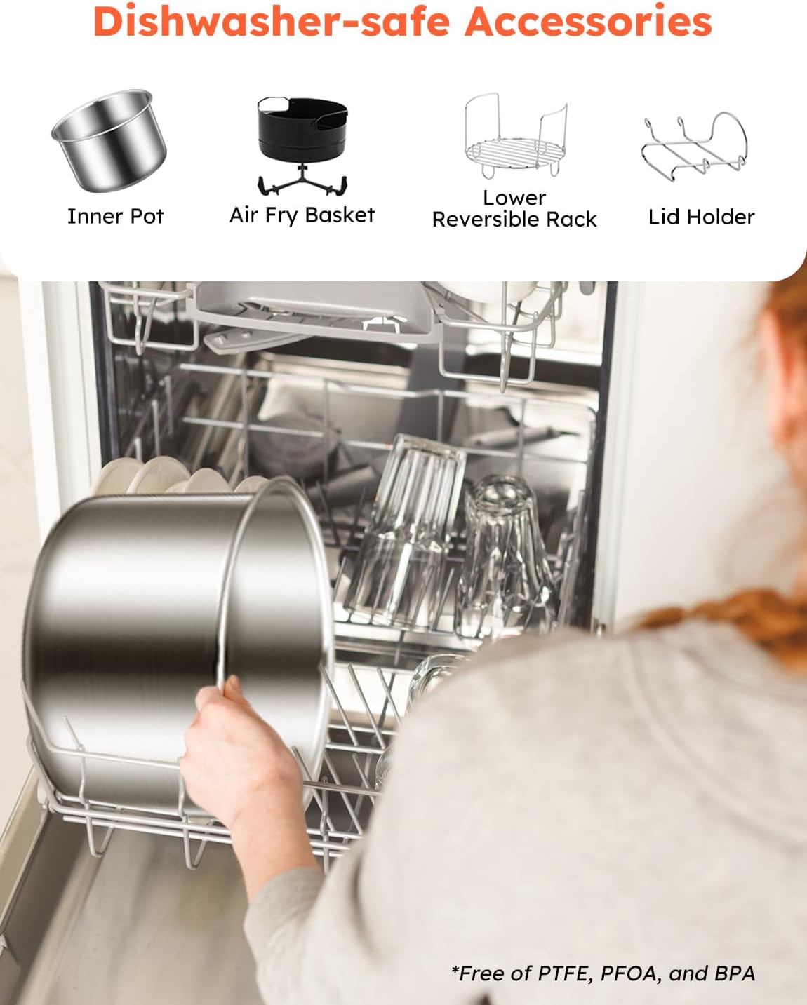 Nuwave Duet Air Fryer and Electric Pressure Cooker Combo with 2 Switchable Lids, 300 FoolProof One-Touch Presets, Crisp&Tender Tech