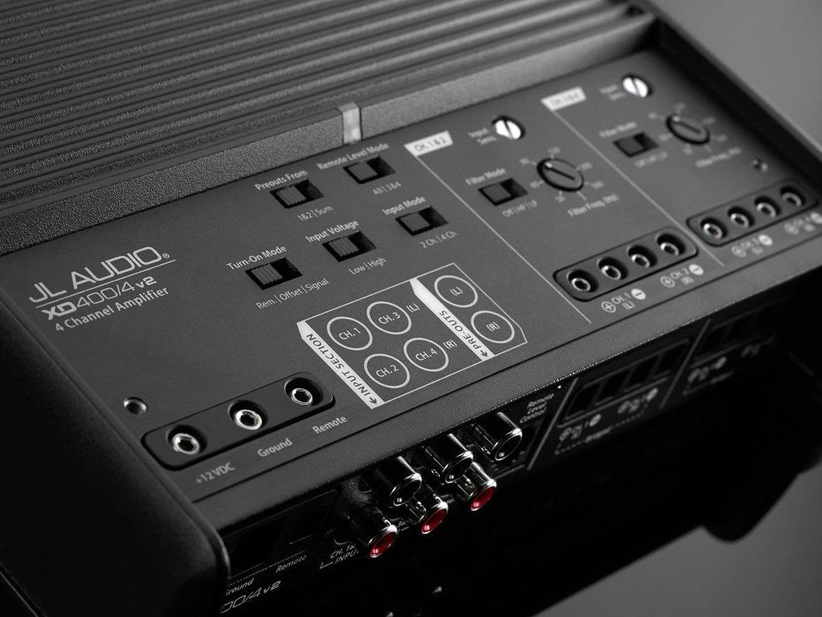 JL Audio XD400/4v2 Class D 4-Channel Car Amplifier