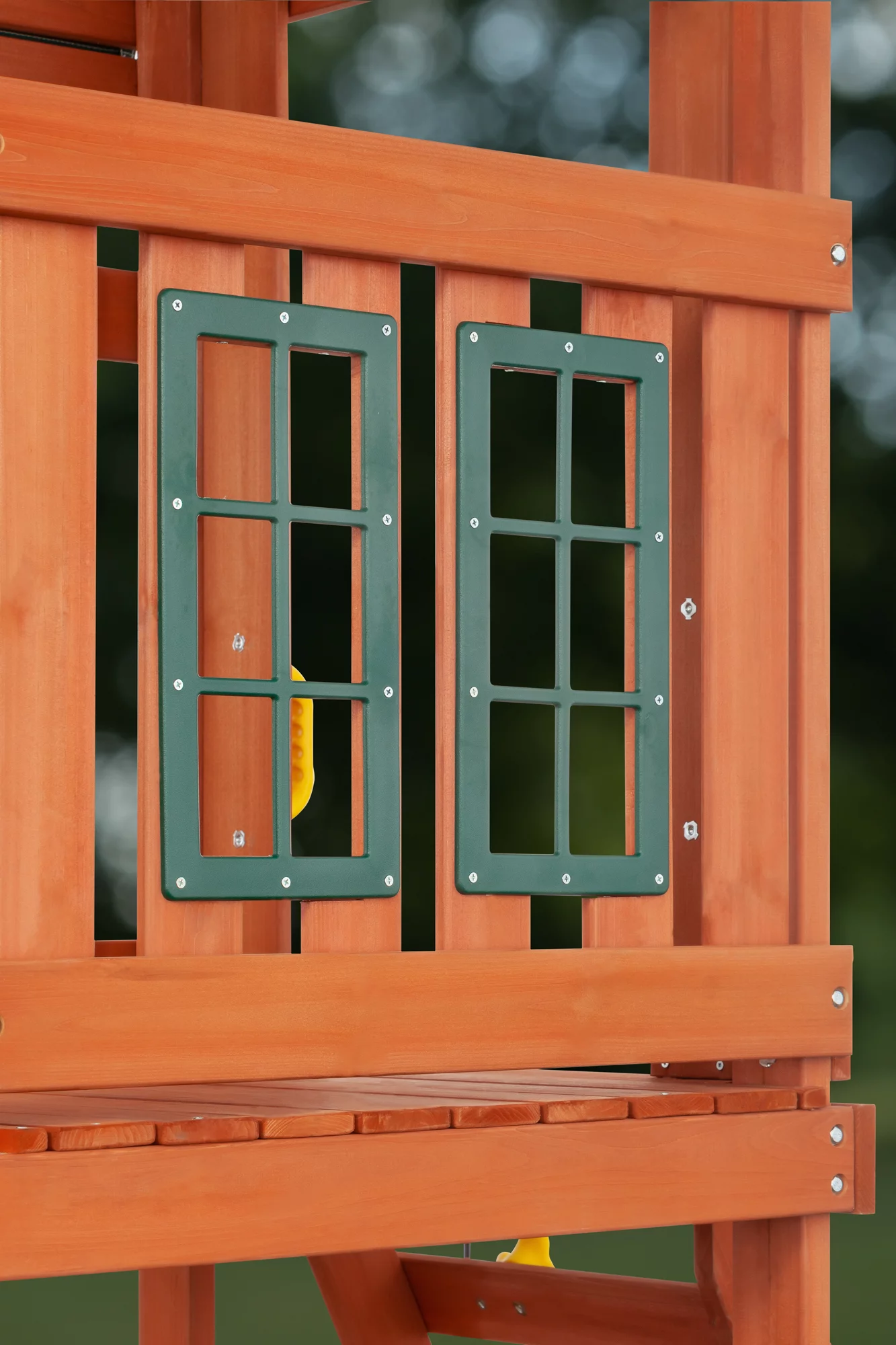 Creative Cedar Designs Cedar Cottage Wooden Swing Set