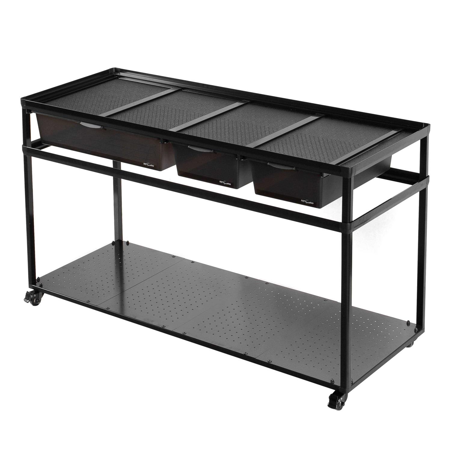 REPTIZOO 48 inch Terrarium Cabinet with Breeding Boxes - Pet Supplies online store