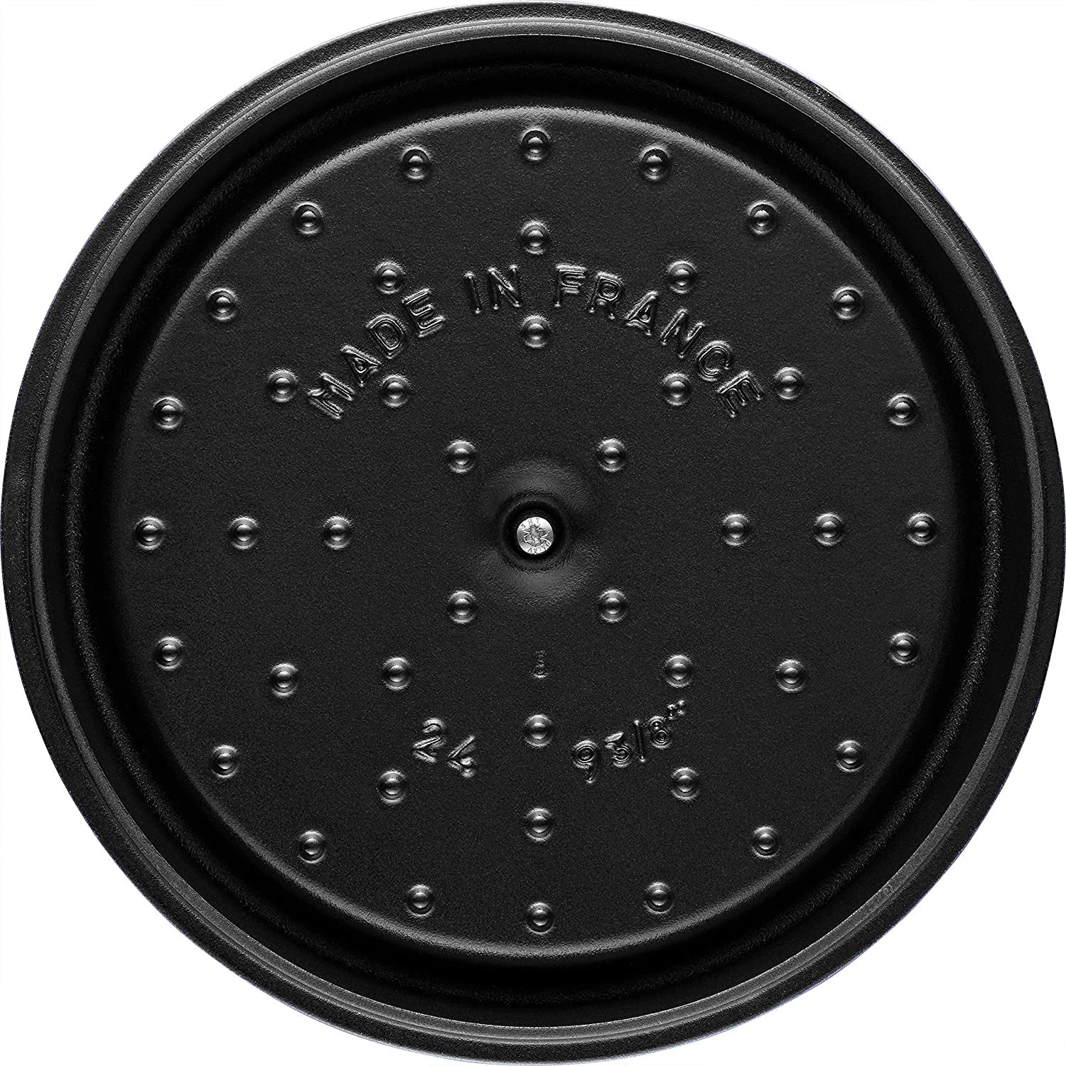 Cast Iron Dutch Oven 5-qt Tall Cocotte  Made in France  Serves 5-6  Matte Black