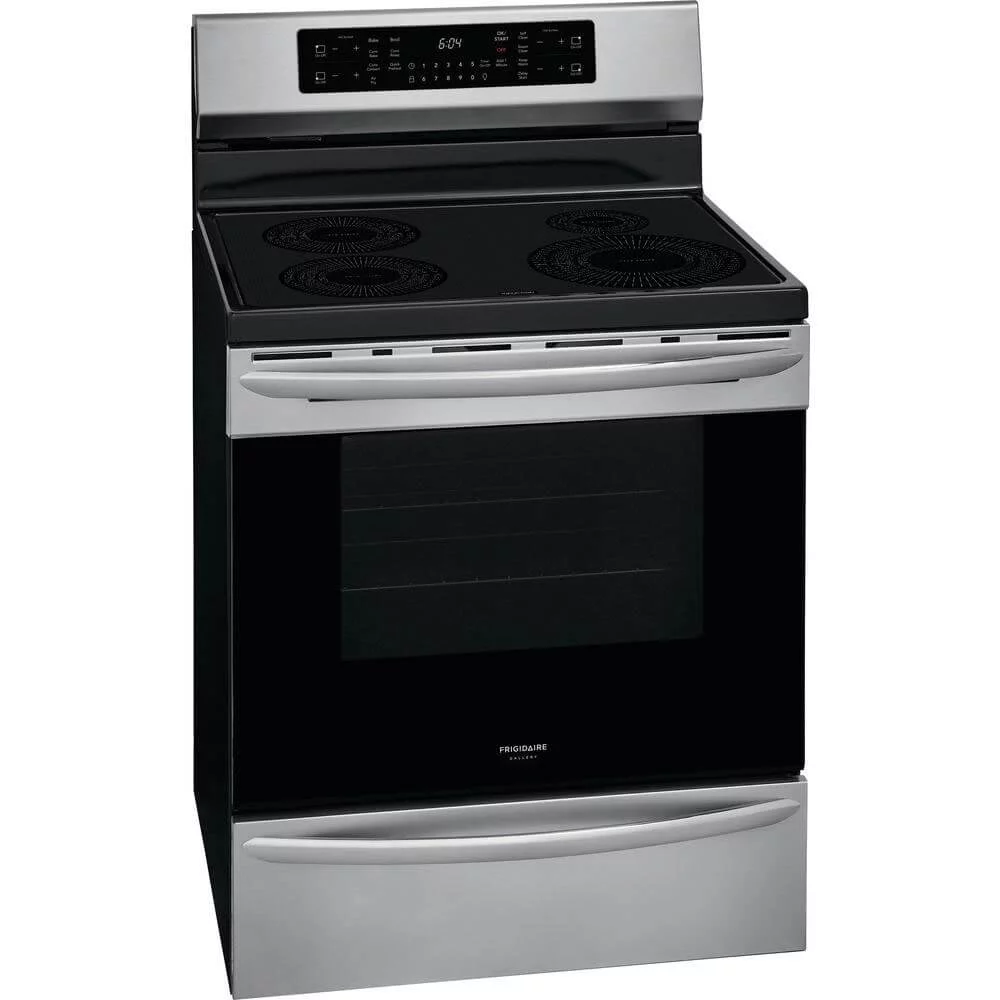 Frigidaire GCRI3058AF 30 Gallery Series Induction Range with 4 Elements 5.4 cu. ft. Capacity Air Fry and Steam Cleaning Option in Fingerprint