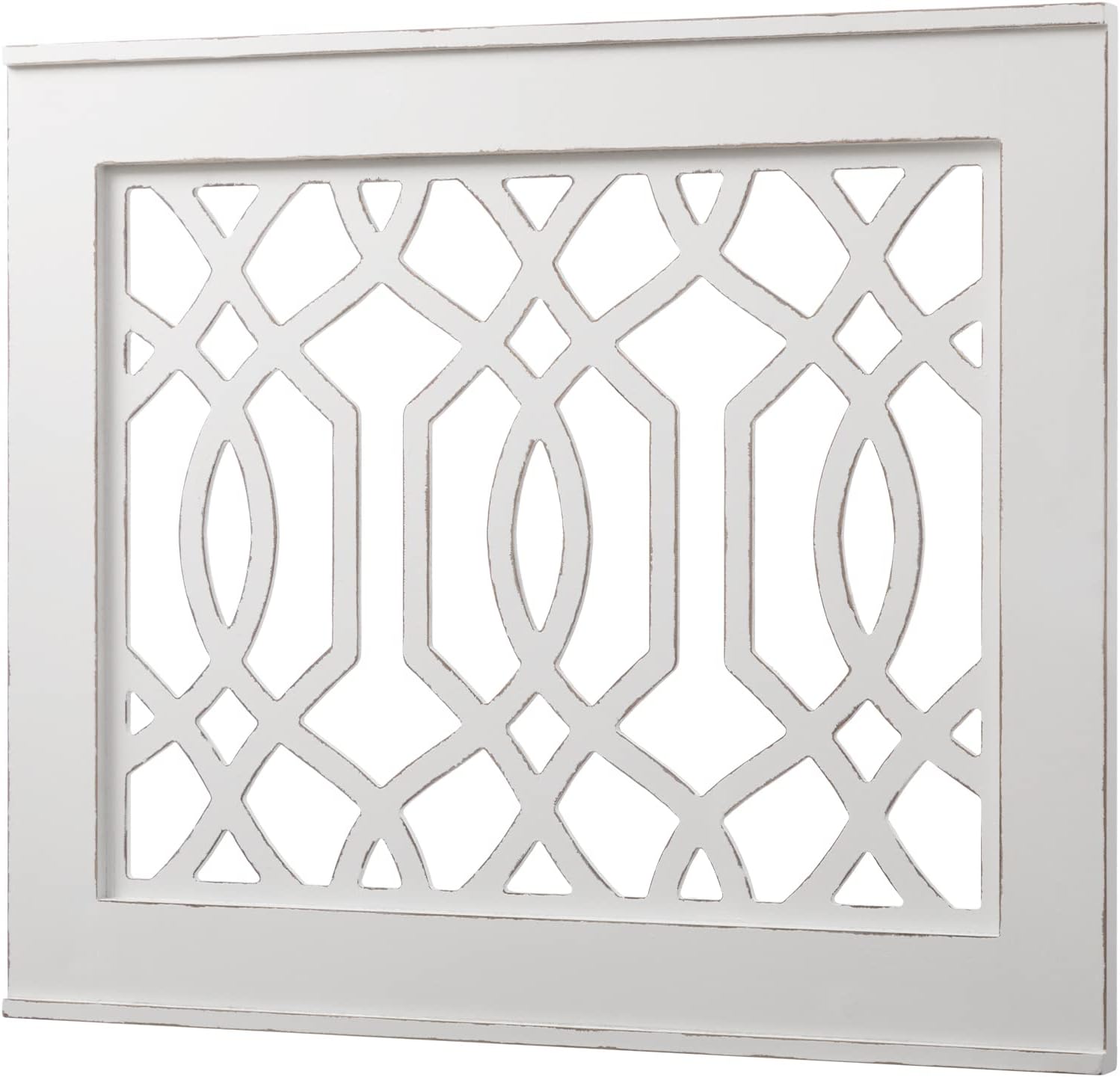 ALIMORDEN Gothic Style Arched Wood and Metal Rustic Window Pane Decorative Cathedral Window Frame