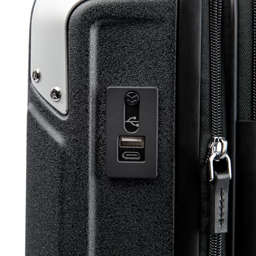 Travelpro Platinum Elite Hardside Expandable Carry on Luggage, 8 Wheel Spinner, TSA Lock, Hard Shell Polycarbonate Suitcase, Metallic Sand