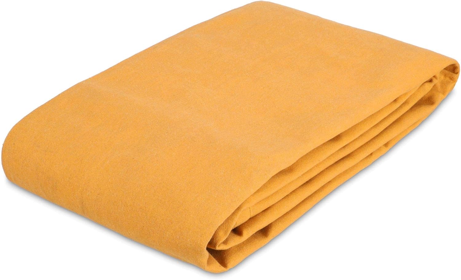WHITEDUCK Canvas Tarp 18 oz. Heavy Duty Waterproof UV Resistant, Rustproof Grommets, Industrial & Commercial Use Cloth Tarp (Cut Size: 8'x12'
