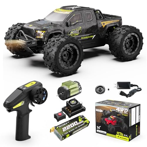 RLAARLO 1/14 Brushless Fast RC Cars for Adults, Top Speed 60+ MPH RC Truck