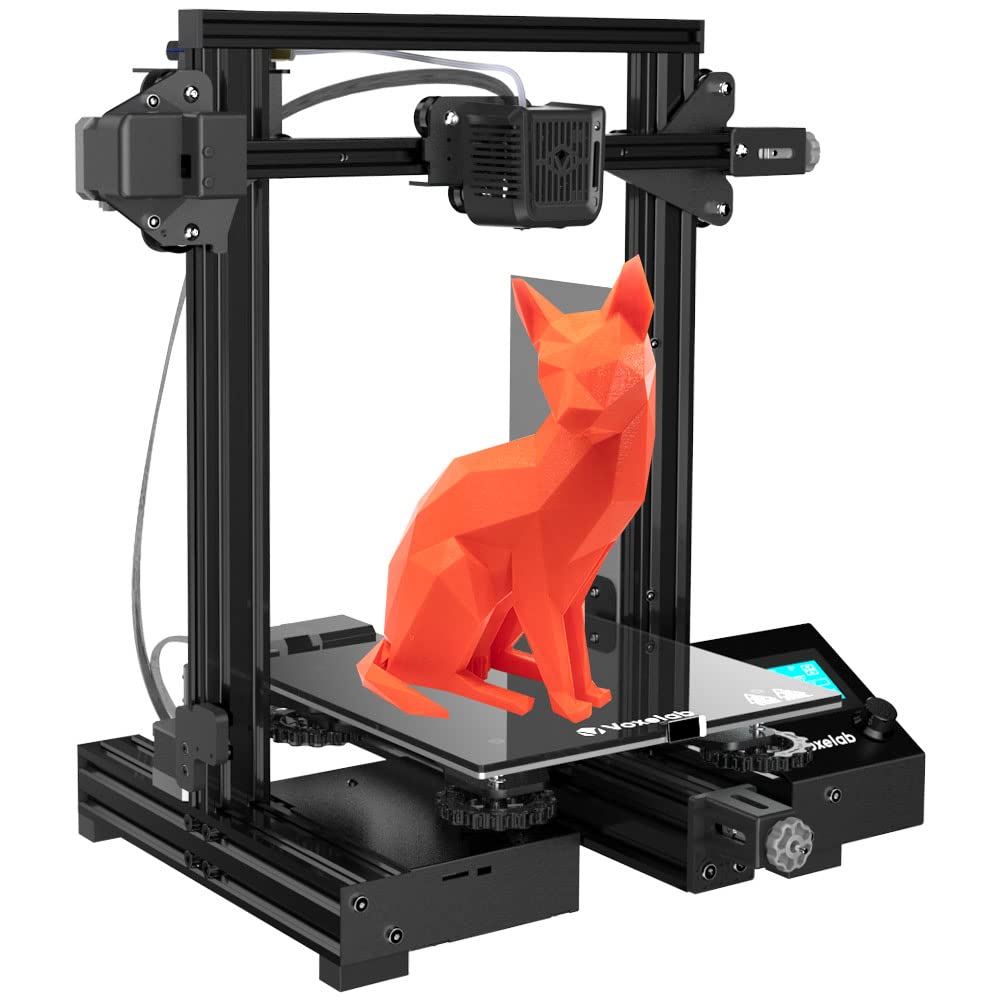 Voxelab Aquila 3D Printer, DIY FDM All Metal 3D Printers Kit with Removable Carborundum Glass Platform, Resume Printing Function