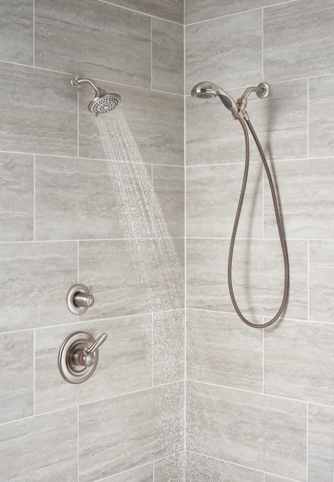 Delta Lahara 5-Spray Single Handle Shower Only Faucet in Stainless T17238-SS