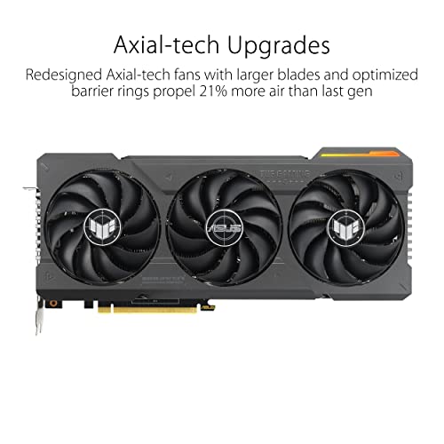 ASUS TUF Gaming NVIDIA GeForce RTX™ 4070 Ti OC Edition Gaming Graphics Card (PCIe 4.0, 12GB GDDR6X, HDMI 2.1a, DisplayPort 1.4a)