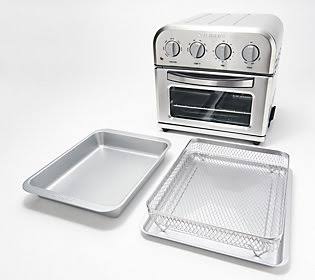 Cuisinart Mini Air Fryer Toaster Oven w/ Cake Pan ,Stainless Steel