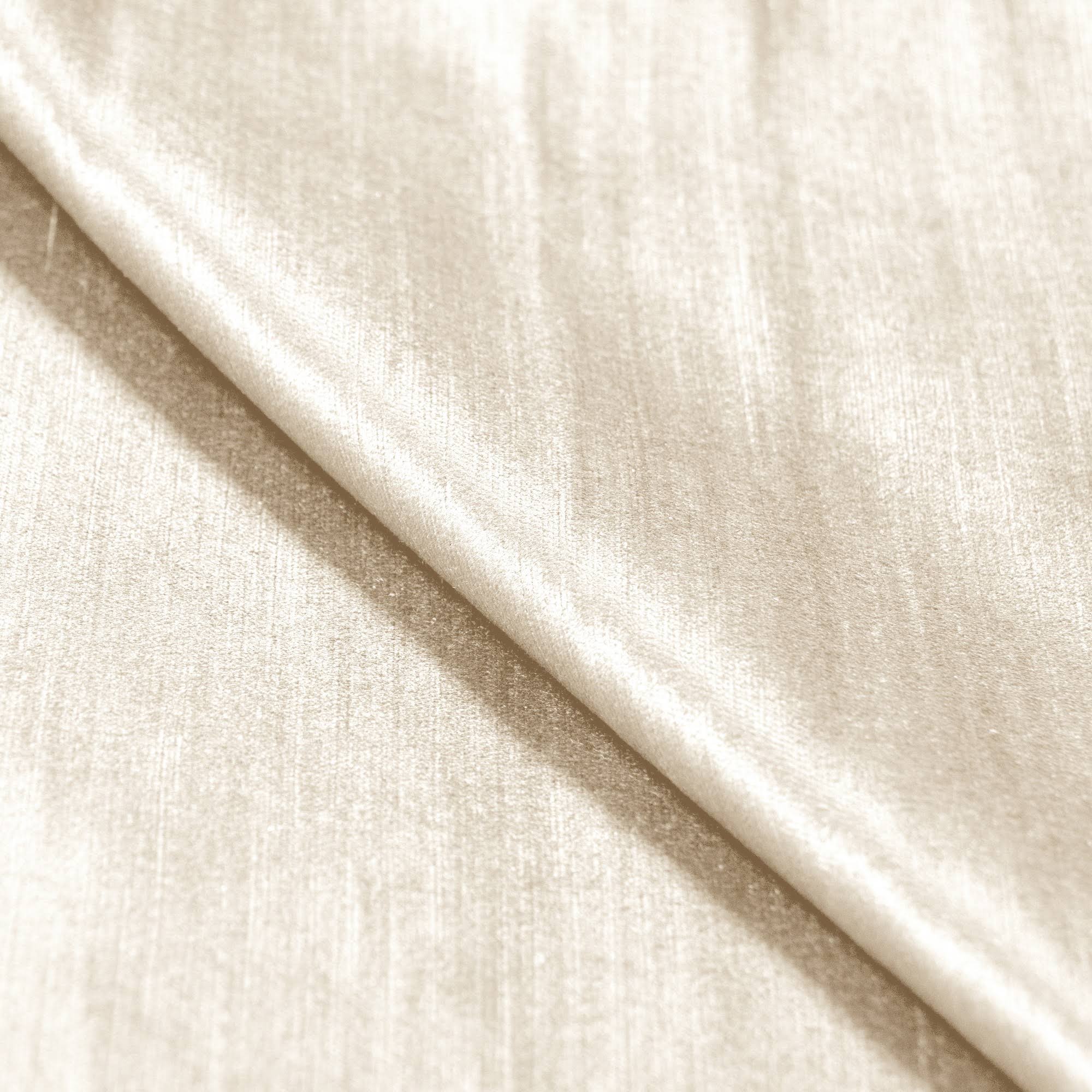 Queen Velvet Channel Headboard Cream Velvet - Opalhouse