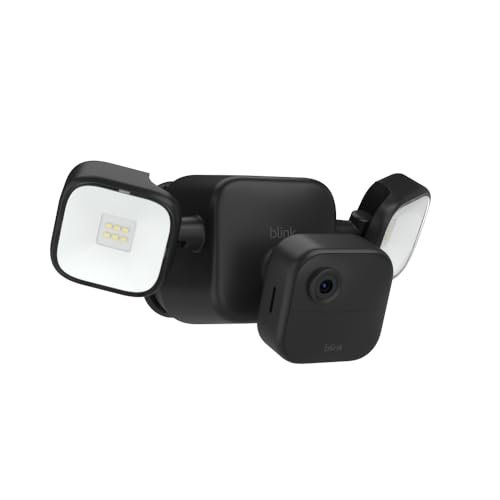 Blink Outdoor 4 Floodlight Camera (newest model), Wire-free smart security camera, 700 lumens, two-year battery life, HD live view