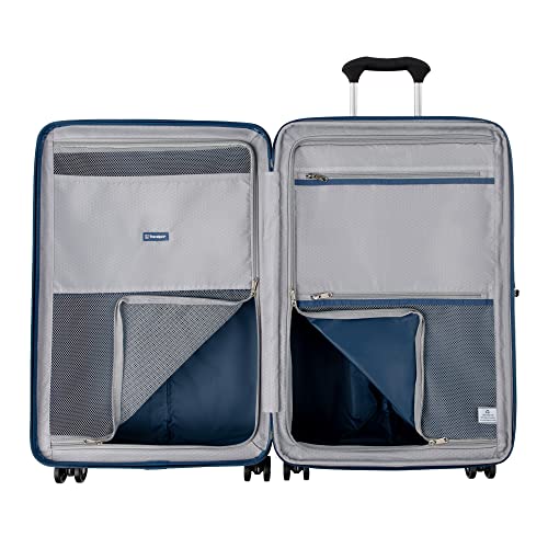 Travelpro Maxlite Air Hardside Expandable Carry on Luggage, 8 Spinner Wheels, Lightweight Hard Shell Polycarbonate Suitcase, Shadow Grey