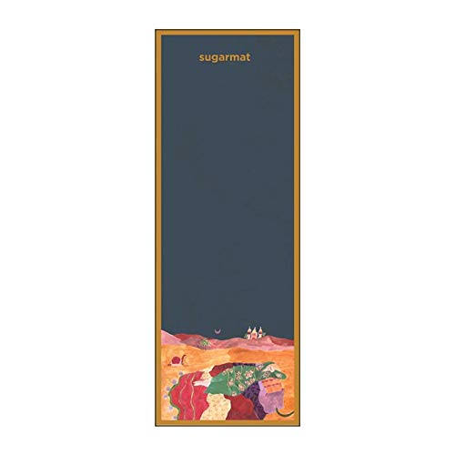 Sugarmat Suede Yoga Mat | 1mm Professional Yoga Mats – Easy to Fold, Lightweight u0026 Ultra-Portable with Carry Pouch - Ideal f