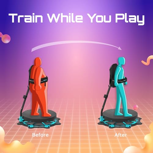 KAT Walk C2 CORE VR Treadmill | 360° Omnidirectional Walking Pad for Immersive Gaming & Home Fitness | Compatible with SteamVR, Oculus