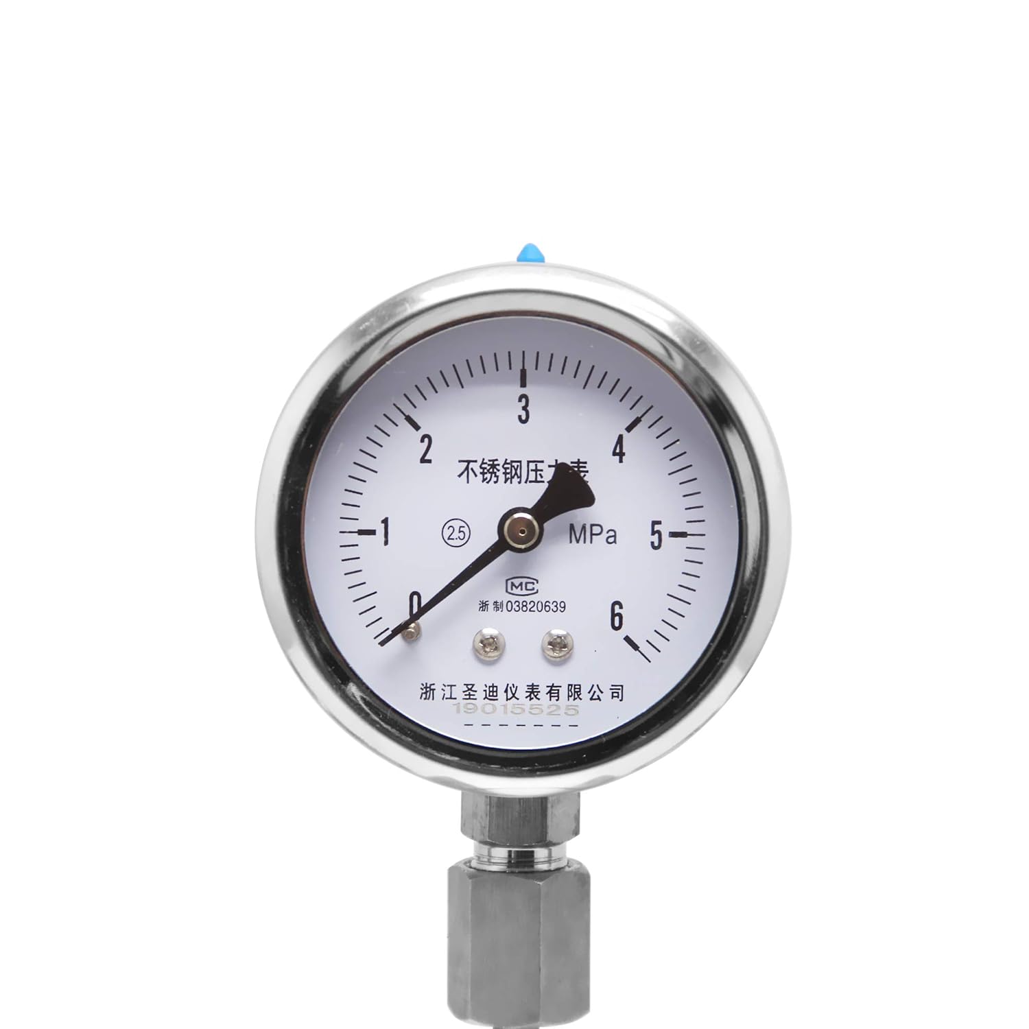 BAOSHISHAN 300ml Hydrothermal Synthesis Autoclave Reactor Can Connected Hydrogen Gas with polytetrafluoroethylene Lining Pressure Gauge for 180C 3MPa