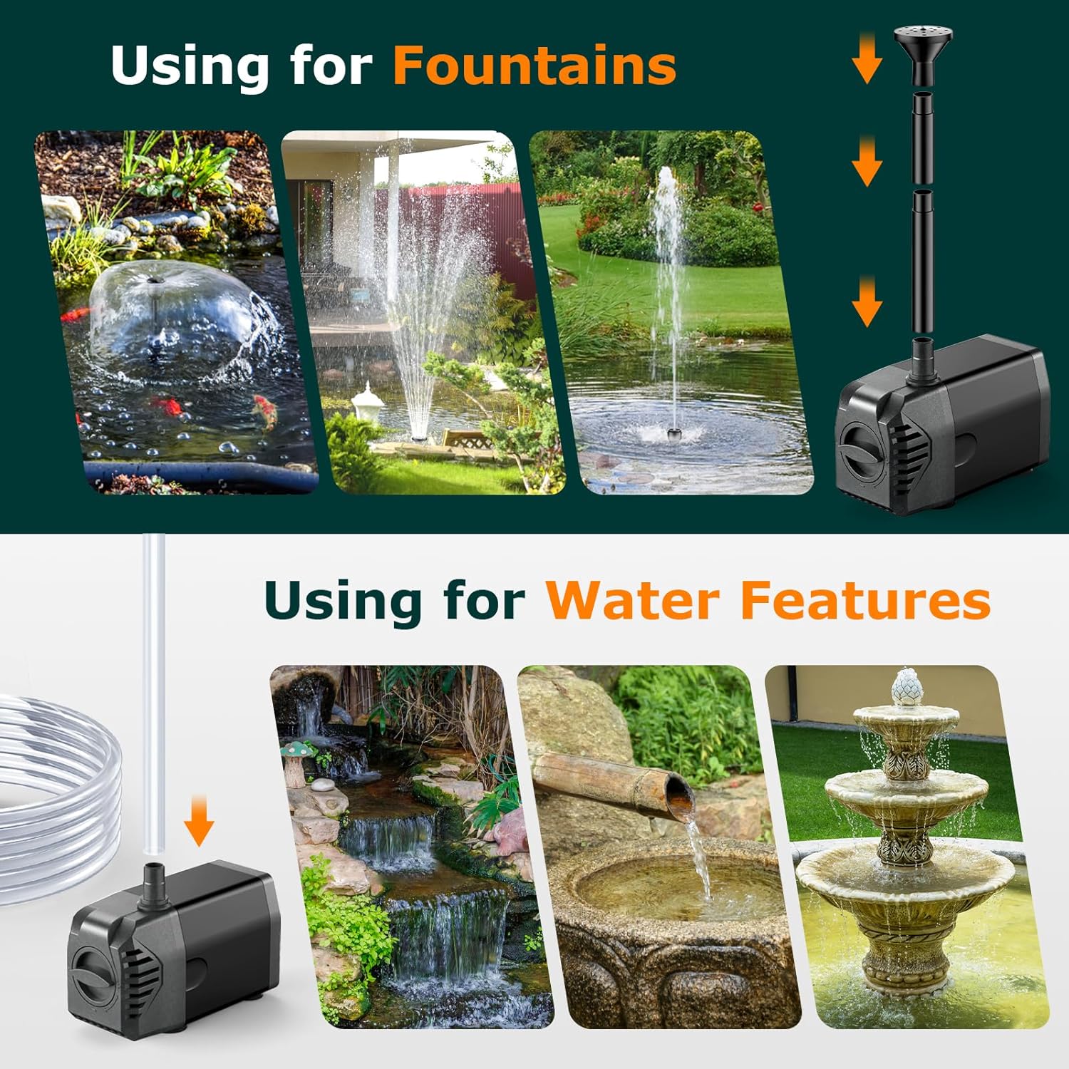 POPOSOAP Solar Pond Filter with Battery Backup