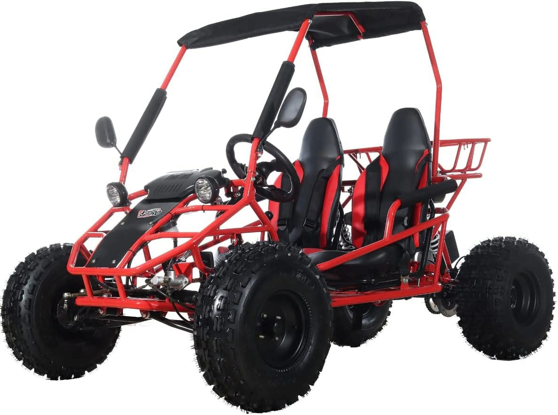 X-Pro Brand New 125cc Gas Powered Go Kart 3 Semi-Automatic Transmission w/Reverse Big 18/19 Wheels