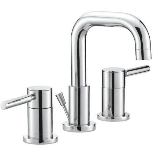 Mirabelle MIRWSCED Edenton Double Handle Widespread Faucet with Pop Up Drain Polished Chrome