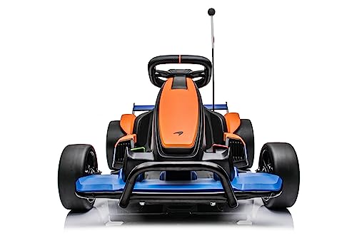 Best Ride On Cars Officially Licensed McLaren GoKart 24V for Ages 6 and Up - Electric Go Kart with Steering Wheel, Versatile Driving Modes