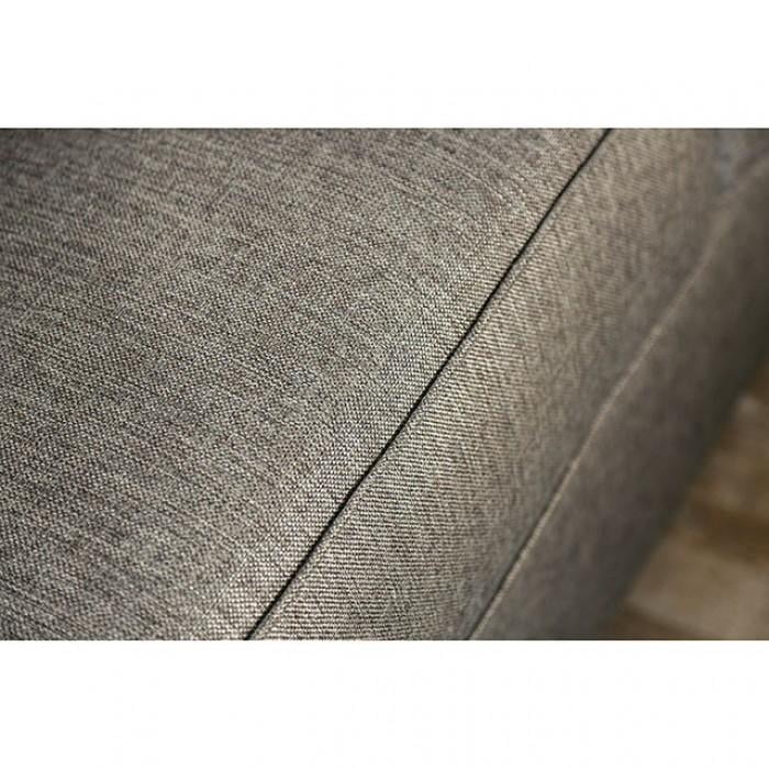 Transitional Gray Chenille Sofa Furniture of America SM1298-SF Debora