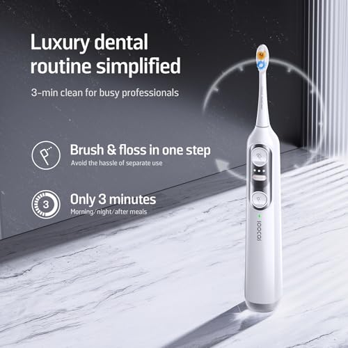 Soocas NEOS II - Electric Toothbrush with Water Flosser, Sonic Electric Toothbrush for Adults, Cordless Water Flosser for Travel