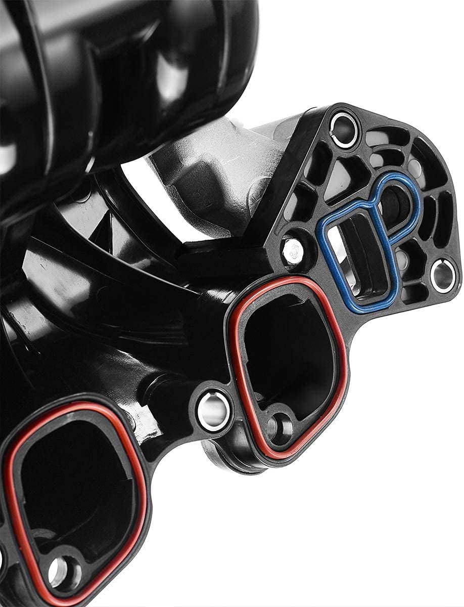 A-Premium Upper Intake Manifold with Thermostat Compatible with Ford Crown Victoria Mustang Explorer Lincoln Town Car Mercury Grand Marquis