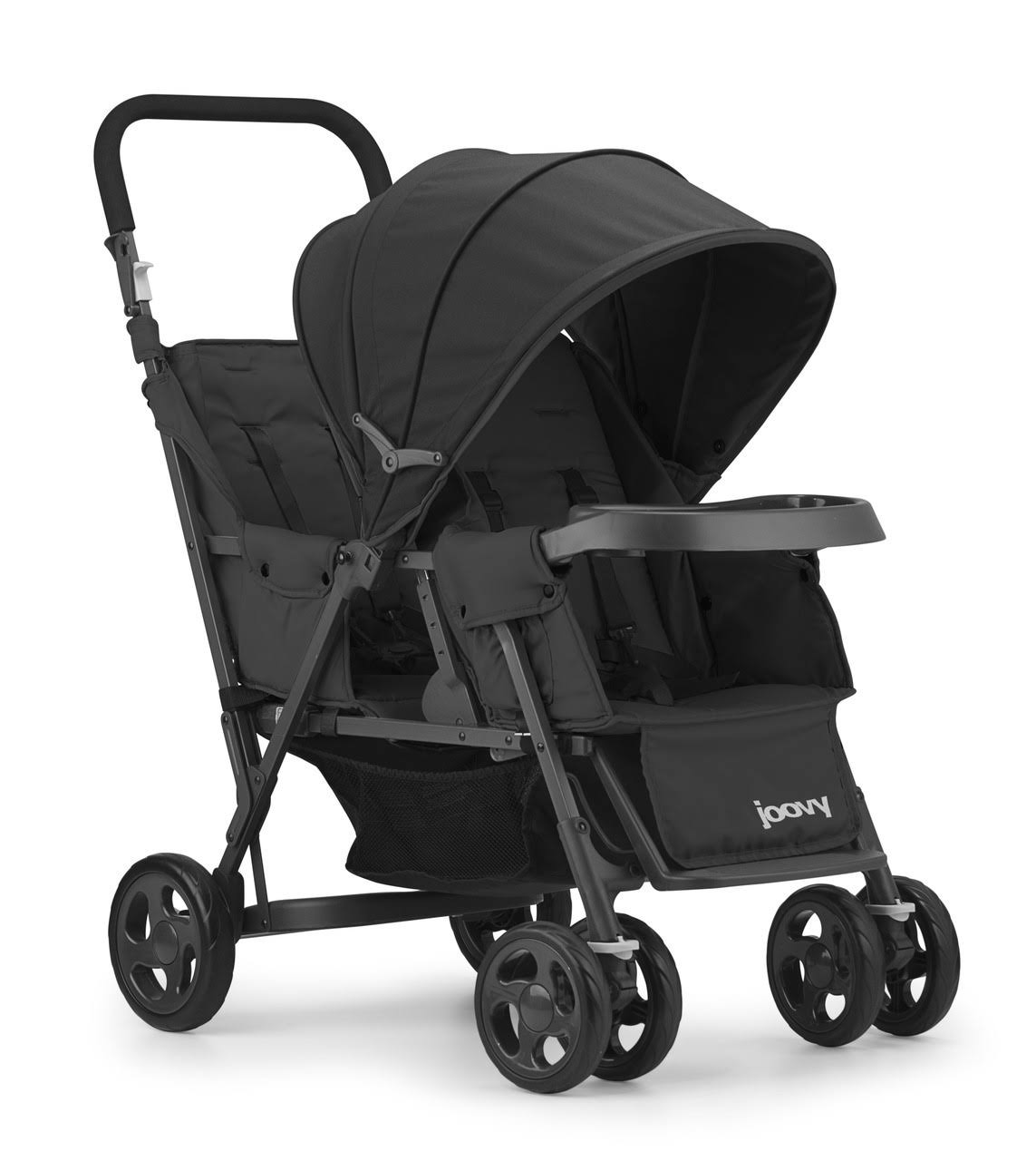 Joovy Caboose Too Graphite Stand-On Tandem Stroller - Black