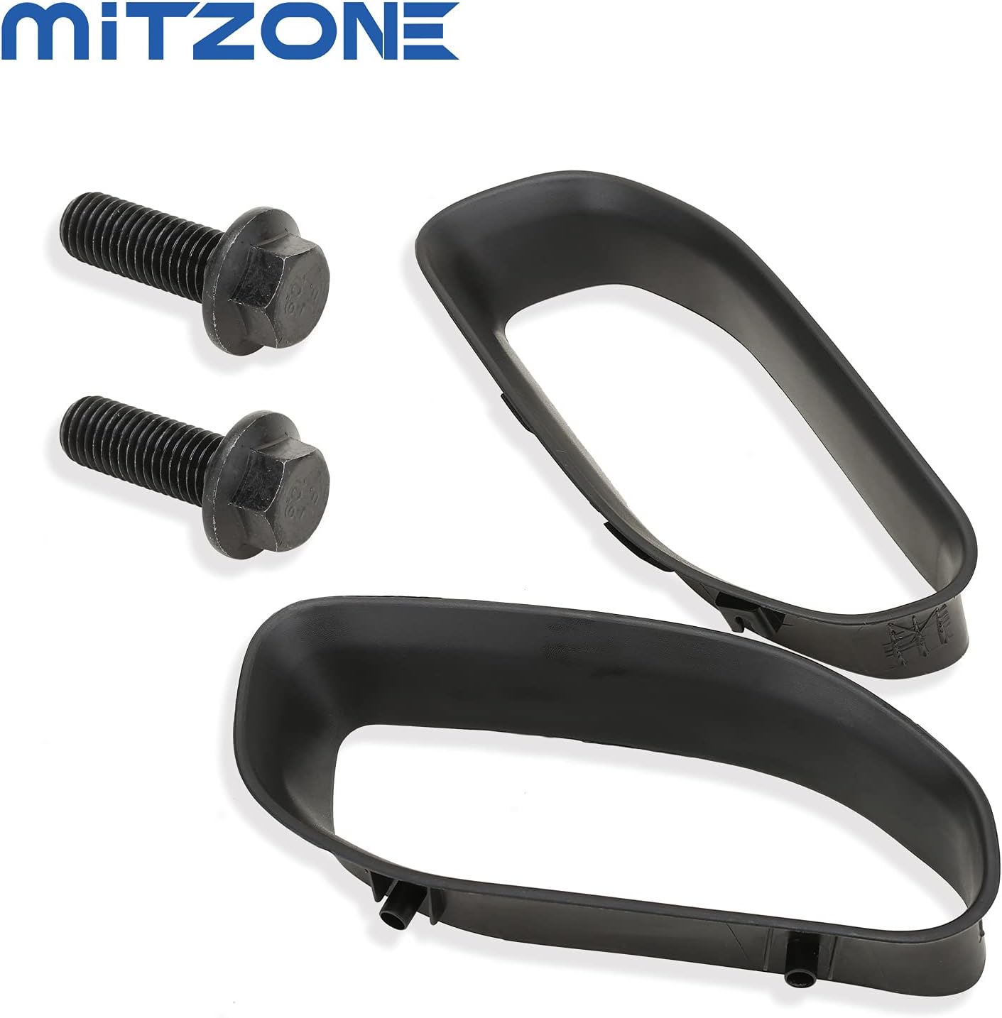 MITZONE Front Tow Hooks Right & Left with Bushing Compatible with 2019 2020 2021 2022 RAM 1500 Replace 68272944AB 68272945AB