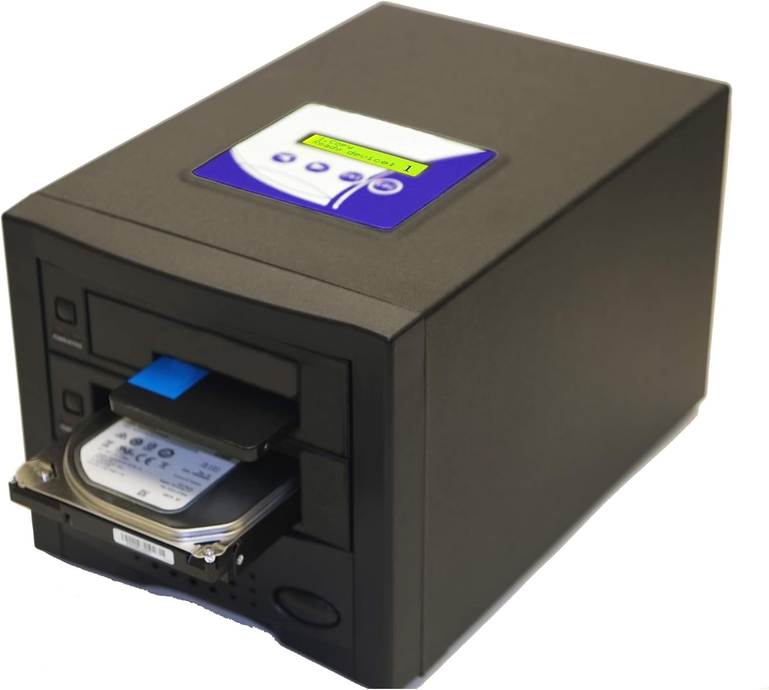 Acumen Disc True Imager 1 to 1 Target SATA 3.5 & 2.5 Hard Drive HDD Clone & SSD Memory Card Copier Duplicator (up to 80 MB/s) & Data Eraser (DOD