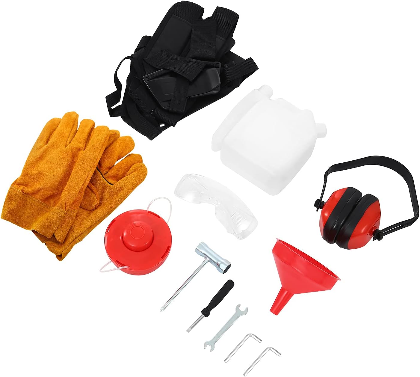 Samger 52CC 5 in 1 Gas Pole Saw Hedge Trimmer Straight Shaft Brush Cutter with Extension Pole