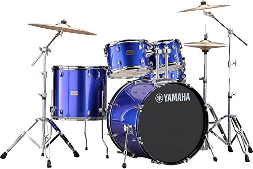 Yamaha Rydeen 5pc Shell Pack with 22" Bass Drum, Black Glitter