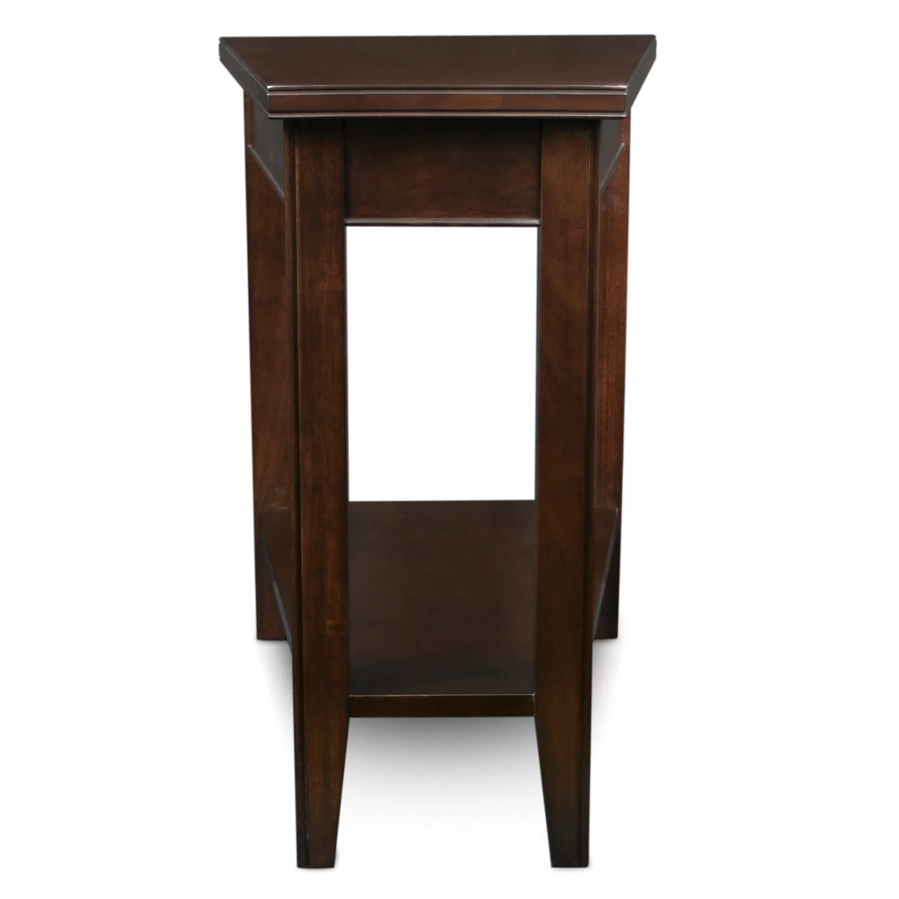 Laurent Recliner Wedge Table in Chocolate Cherry