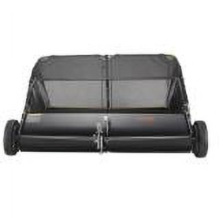 SKYSHALO Lawn Sweeper Tow Behind Leaf Yard Collector 48.5" 26 Cu. Ft. Adjustable